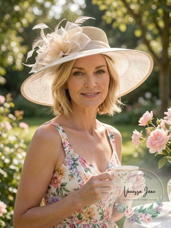 August Hat Company Sheer Wide-Brim Hat